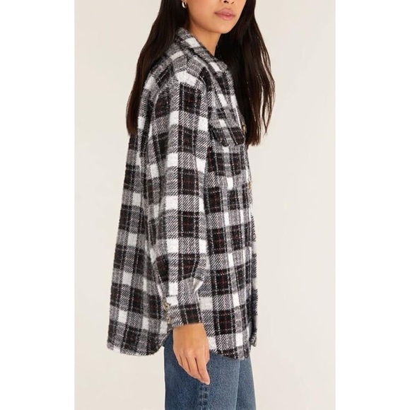 Z Supply Plaid Tucker Jacket Shacket Size XS XSmall - Picture 2 of 12